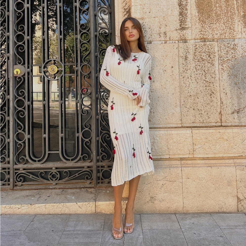 Fabrique  Handcrafted Dress in Cotton Viscose Knit